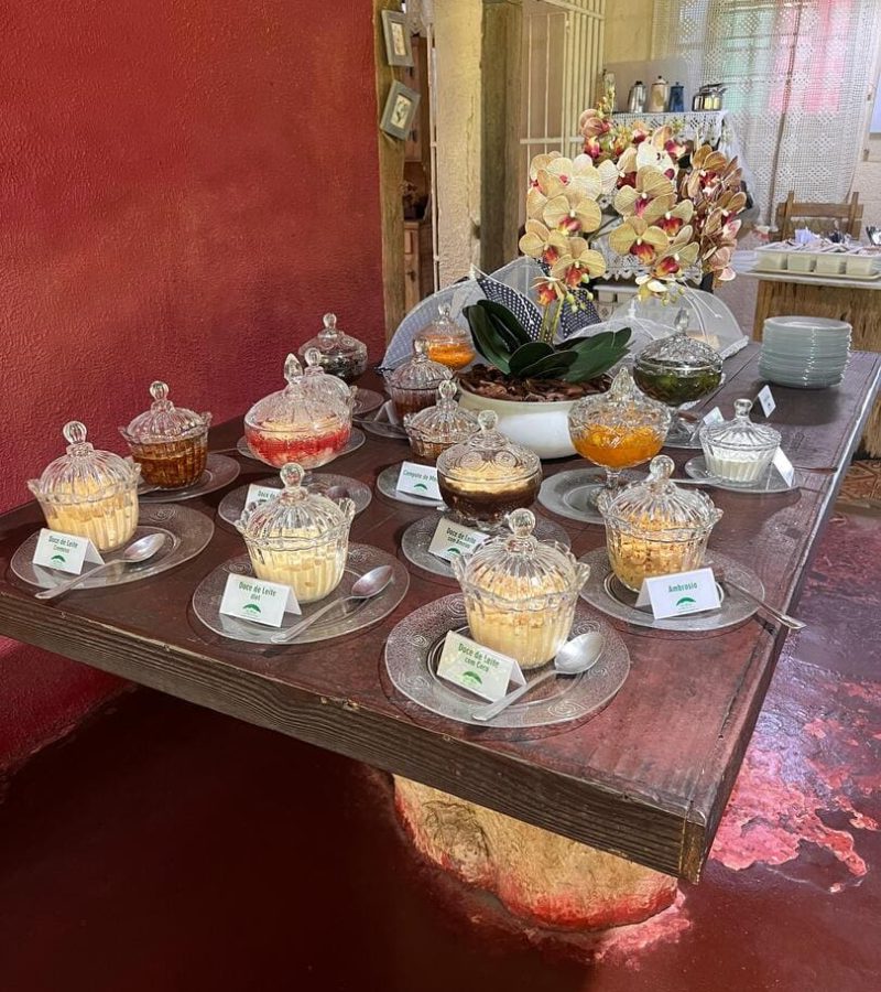 Mesa de doces caseiros